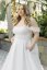 CARMEN - Farba šiat: Ivory, Veľkosť šiat (PLUS SIZE): 44, Typ viazania: Šnurovačka