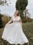 Lesná víla PLUS SIZE - Farba šiat: Ivory, Veľkosť šiat (PLUS SIZE): 48, Typ viazania: Šnurovačka