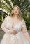 VERONIKA - Farba šiat: Champagne, Veľkosť šiat (PLUS SIZE): 46, Typ viazania: Šnurovačka